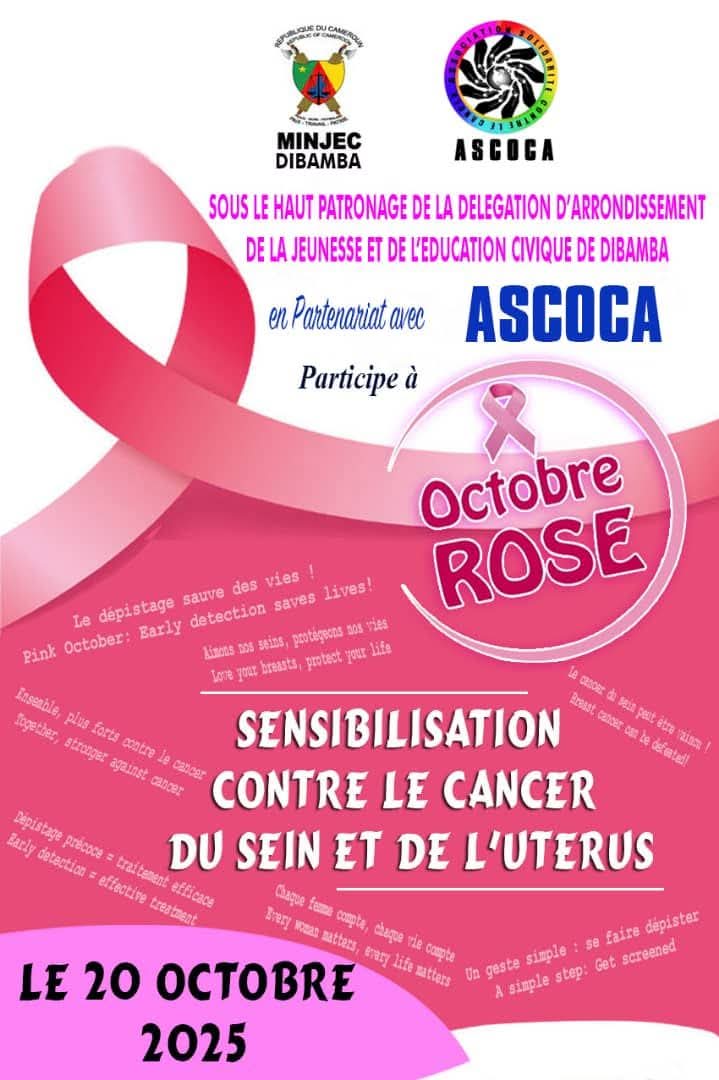 Santé. Octobre Rose. Jeanine ngo billong et son l'ASCOCA se mêlent à la lutte pour booster très loin le cancer du sein hors de nos frontières.